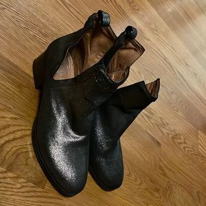 Jeffery Campbell Ibiza metallic booties